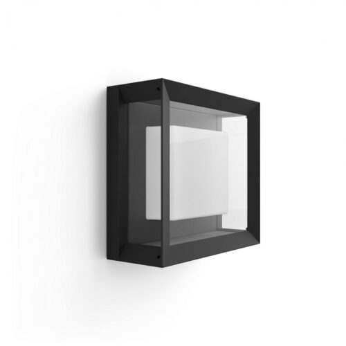 Philips Hue 17438/30/P7 Smart LED Nástěnné venkovní světlo | RGB | Variabilní | Černá | 15W