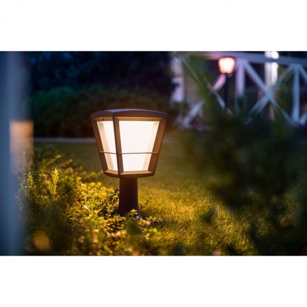 Philips Hue 17441/30/P7 Smart LED Zahradní sloupkové světlo | RGB | Variabilní | 15=1150lmW | Černá