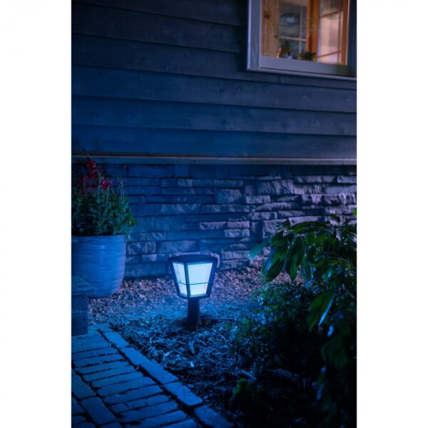Philips Hue 17441/30/P7 Smart LED Zahradní sloupkové světlo | RGB | Variabilní | 15=1150lmW | Černá
