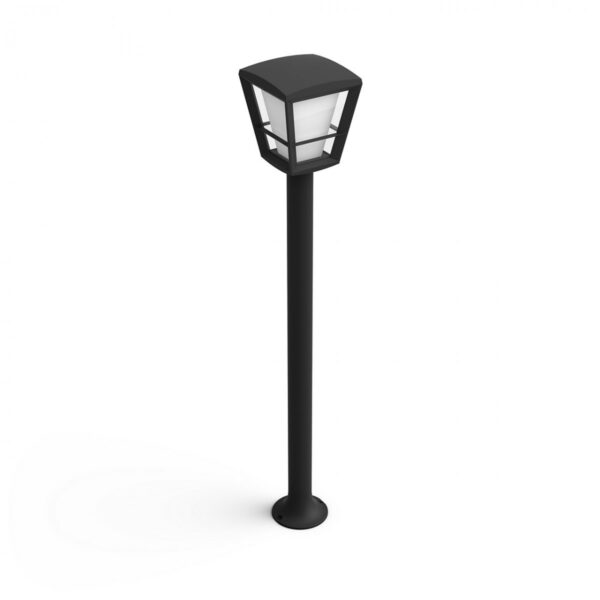 Philips Hue 17442/30/P7 Smart LED Zahradní sloupkové světlo | RGB | Variabilní | 15=1150lmW | Černá