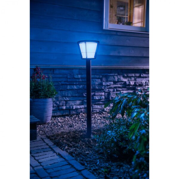 Philips Hue 17442/30/P7 Smart LED Zahradní sloupkové světlo | RGB | Variabilní | 15=1150lmW | Černá