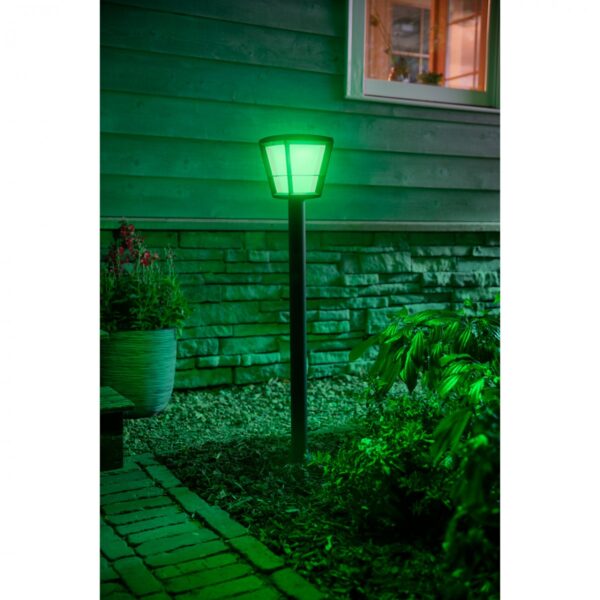 Philips Hue 17442/30/P7 Smart LED Zahradní sloupkové světlo | RGB | Variabilní | 15=1150lmW | Černá