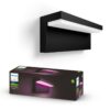 Philips Hue 17456/30/P7 Smart LED Nástěnné venkovní světlo | RGB | Variabilní | 13,5W | Černá