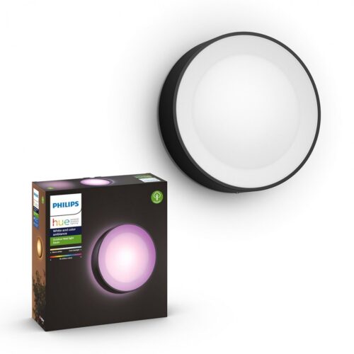 Philips Hue 17465/30/P7 Smart LED Nástěnné venkovní světlo | RGB | Variabilní | 15W | Černá