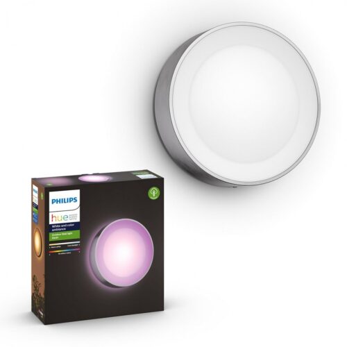 Philips Hue 17465/47/P7 Smart LED Nástěnné venkovní světlo | RGB | Variabilní | 15W | Černá