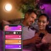 Philips Hue 17465/47/P7 Smart LED Nástěnné venkovní světlo | RGB | Variabilní | 15W | Černá