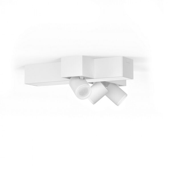 Philips Hue 50608/31/P7 Smart LED Přisazený lustr | RGB | Variabilní | Bílá | 3x5,7W