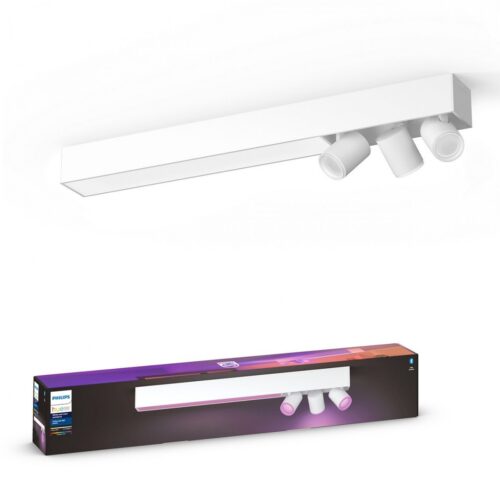 Philips Hue 50609/31/P7 Smart LED Přisazený lustr | RGB | Variabilní | Bílá | 3x5,7W