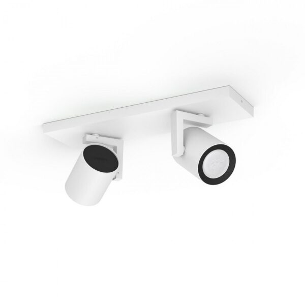 Philips Hue 50622/31/P7 Smart LED bodové svítidlo | RGB | Variabilní | Bílá | 2x5,7W