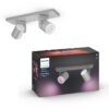 Philips Hue 50622/48/P7 Smart LED bodové svítidlo | RGB | Variabilní | Kov | 2x5,7W | 10