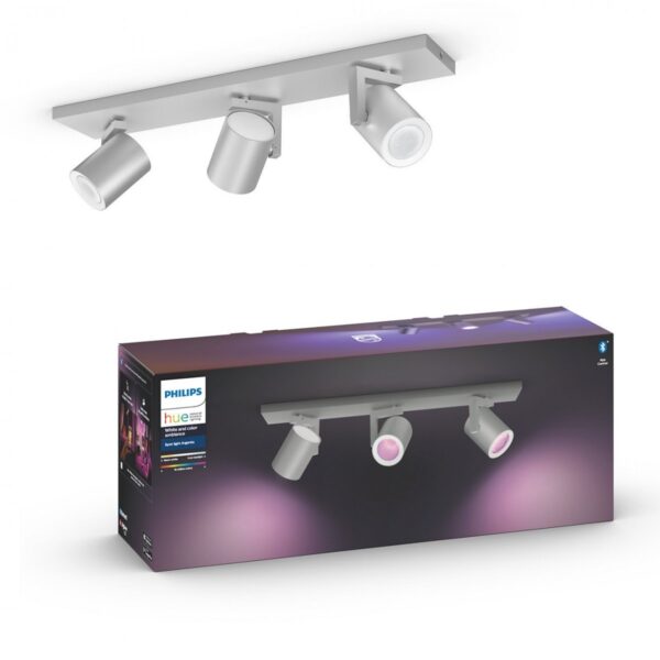 Philips Hue 50623/48/P7 Smart LED stropní svítidlo | RGB | Variabilní | Kov | 3x5,7W