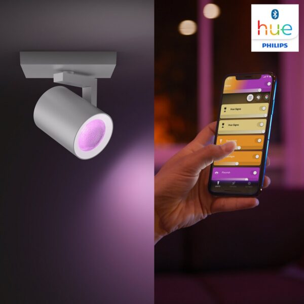 Philips Hue 50623/48/P7 Smart LED stropní svítidlo | RGB | Variabilní | Kov | 3x5,7W