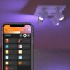 Philips Hue 50624/31/P7 Smart LED bodové svítidlo | RGB | Variabilní | Bílá | 4x5,7W