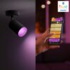 Philips Hue 50634/30/P7 Smart LED bodové svítidlo | RGB | Variabilní | Černá | 4x5,7W
