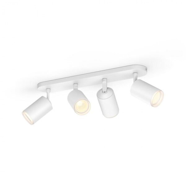 Philips Hue 50634/31/P7 Smart LED bodové svítidlo | RGB | Variabilní | Bílá | 4x5,7W