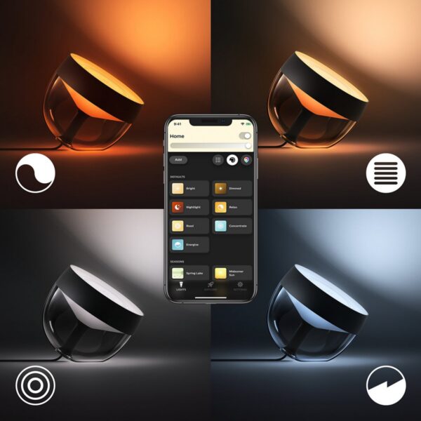 Philips Hue 8719514264489 Iris Smart LED Vnitřní osvětlení | Variabilní | Černá | 8,1W