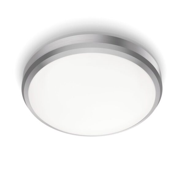 Philips 8718699758820 Doris LED Koupelnové stropní svítidlo | Teplá bílá | Kov | Nikl | 6W