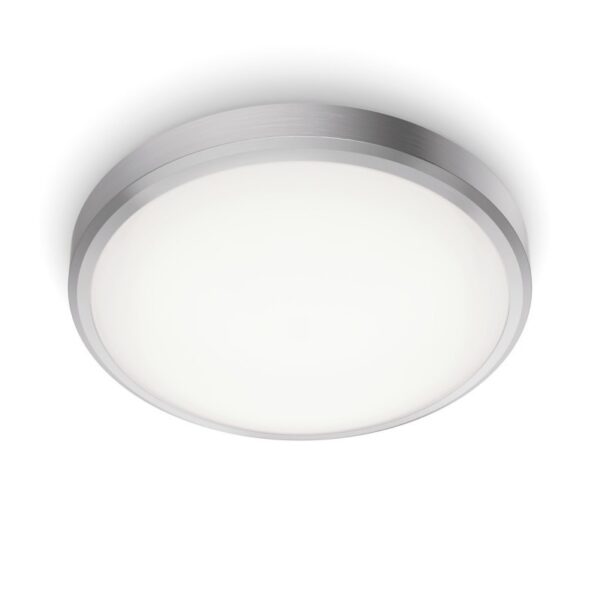 Philips 8718699758943 Doris LED Koupelnové stropní svítidlo | Přírodní bílá | Kov | Nikl | 17W