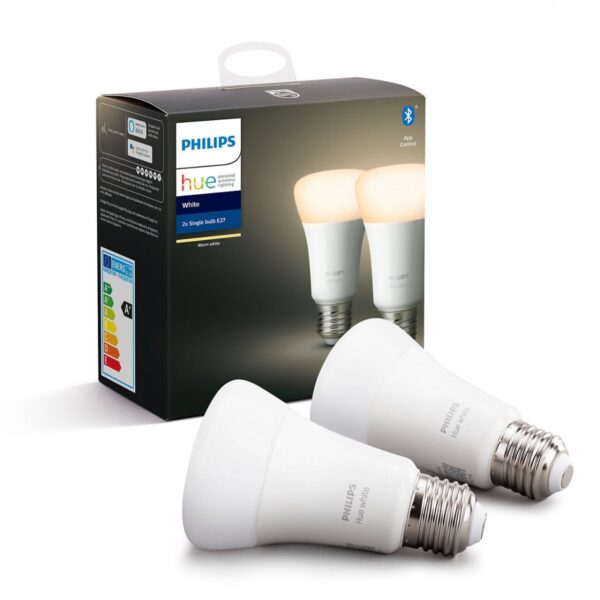 Philips Hue 8719514319028 Smart LED Smart sada žárovek E27 | Teplá bílá | 9W