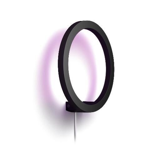 Philips Hue 8719514343382 Sana Smart LED Nástěnní svítidlo s ovladačem | Variabilní | Černá | 20W