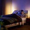 Philips Hue 8719514433465 Signe Smart LED Dřevěná stolní lampička | Variabilní | Bílá | Dřevo | 11,8W