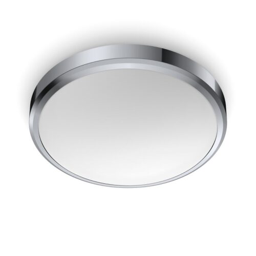 Philips 8718699777197 Doris LED Koupelnové stropní svítidlo | Teplá bílá | Chrom | Kov | 6W
