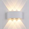 Italux 5902854530144 LED Nástěnné venkovní světlo | Teplá bílá | Bílá | 232W