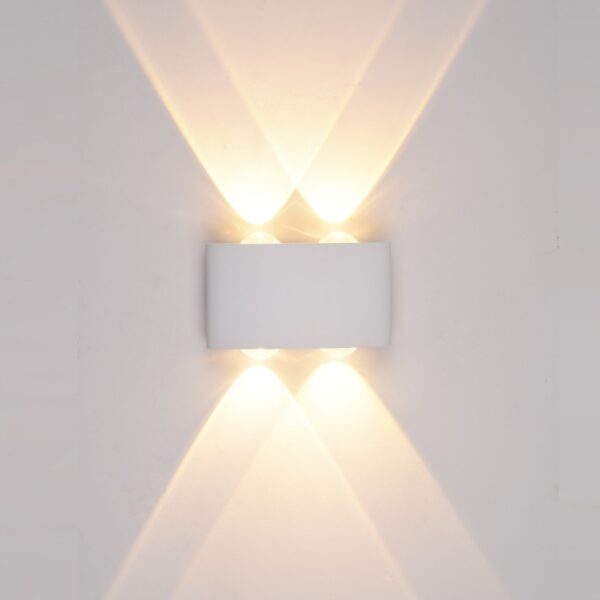 Italux 5902854530137 LED Nástěnné venkovní světlo | Teplá bílá | Bílá | 261W