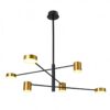 Italux 5900644319184 LED stropní svítidlo | Teplá bílá | Černá