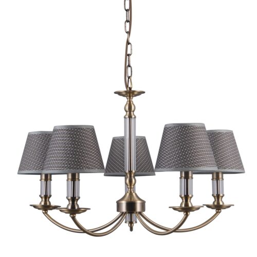 Italux 5902854531103 Lustr | E14 | Šedá
