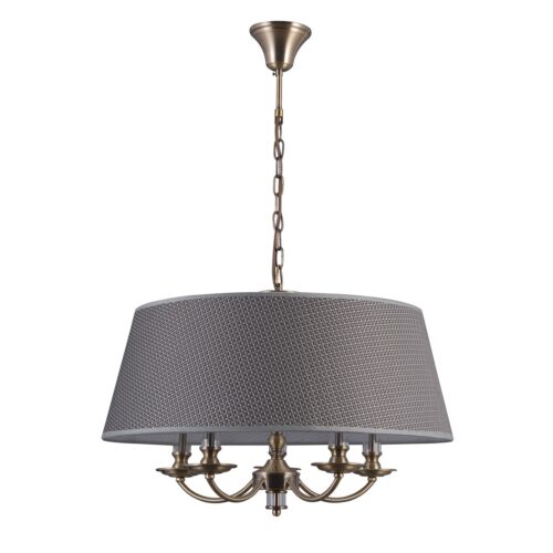 Italux 5902854531110 Lustr | E14 | Šedá