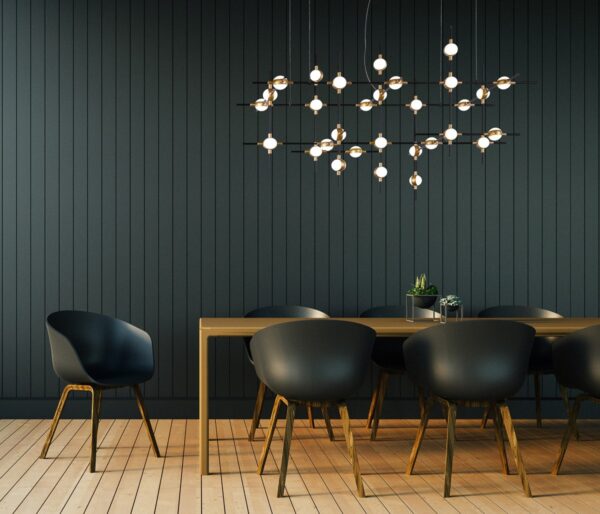 Italux 5900644314554 LED stropní svítidlo | Teplá bílá | Černá | 72W
