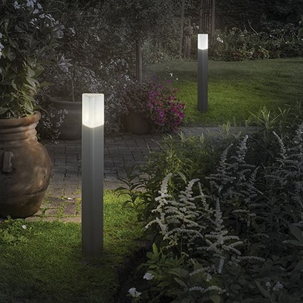 Ideal lux 135908 Pulsar Zahradní sloupkové světlo | E27 | Černá