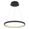 Globo 67192-19B LED stropní svítidlo | Teplá bílá | Černá | 19W