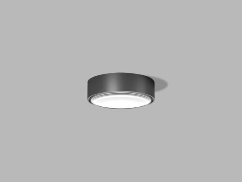 LED2 5131734 Rolo LED Stropní venkovní světlo | Teplá bílá | Černá | 6W
