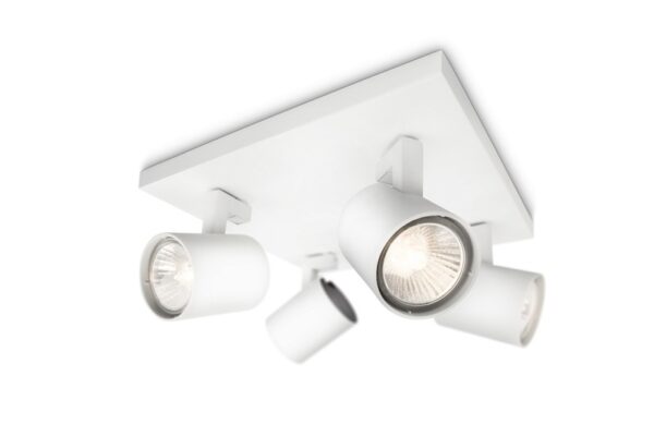 Philips 53094/31/12 Runner Bodové svítidlo | GU10 | Bílá