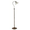 Searchlight 96EU9122AB Adjustable Rustikální stojací lampa | E27 | Barevný kov | Mosaz