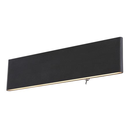 Globo 41751-12B LED Nástěnní svítidlo s vypínačem | Teplá bílá | Černá | 12W