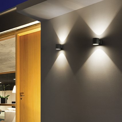 Ideal lux 123080 Snif Nástěnné venkovní světlo | G9 | Černá