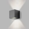 LED2 5132334 Tomy LED Nástěnné venkovní světlo | Teplá bílá | 2x4,5W | Černá