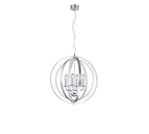 Trio 102000405 Candela Lustr | E14 | Kov