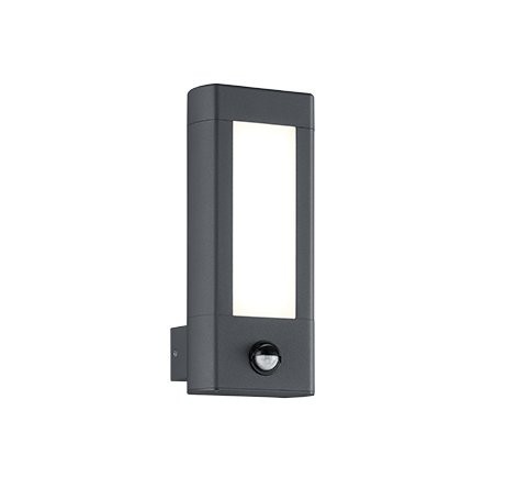 Trio 221669242 Rhine LED Nástěnné venkovní světlo | Teplá bílá | 2x4W | Černá