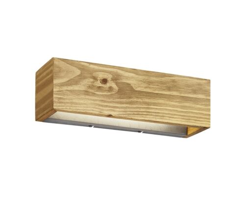 Trio 223790130 Brad LED nástěnní svítidlo | Teplá bílá | 13=1800lmW | Dřevo