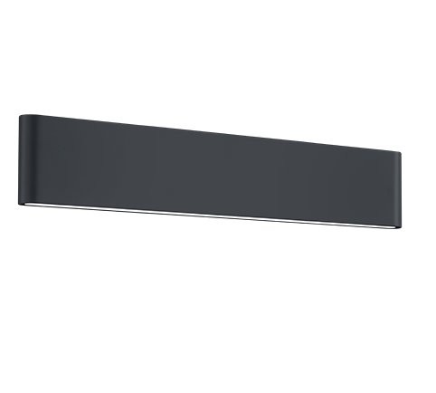 Trio 226460242 Thames Ii LED Nástěnné venkovní světlo | Teplá bílá | 2X8=2x800lmW | Černá