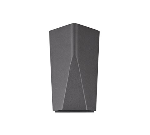 Trio 226560242 Tay LED Nástěnné venkovní světlo | Teplá bílá | 2x4W | Černá