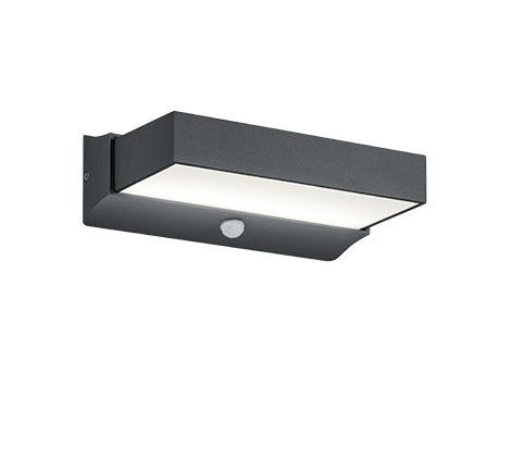 Trio 226669242 Cuando LED Nástěnné venkovní světlo | Teplá bílá | 11W | Černá