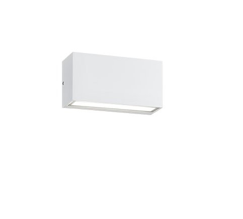 Trio 226960231 Trent LED Nástěnné venkovní světlo | Teplá bílá | 10W | Bílá