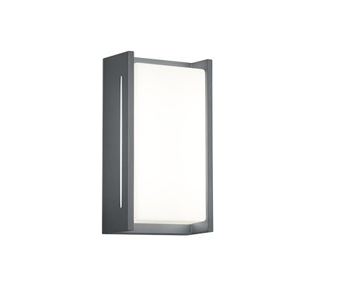 Trio 227360142 Indus LED Nástěnné venkovní světlo | Teplá bílá | 8W | Černá
