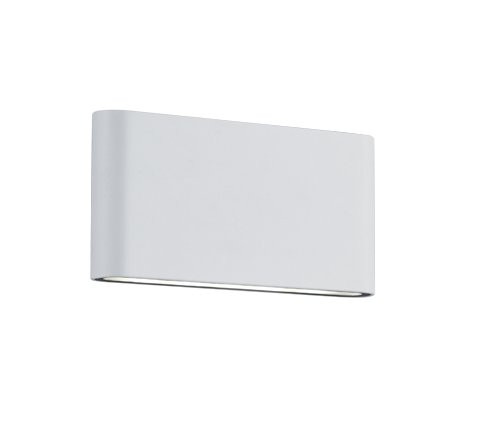 Trio 227660231 Thames Ii LED Nástěnné venkovní světlo | Teplá bílá | 2x5W | Bílá