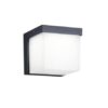 Trio 228260142 Yangtze LED Nástěnné venkovní světlo | Teplá bílá | 3W | Černá